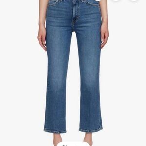 Re/Done 70s Crop Boot Classic Women’s Jeans - Blue